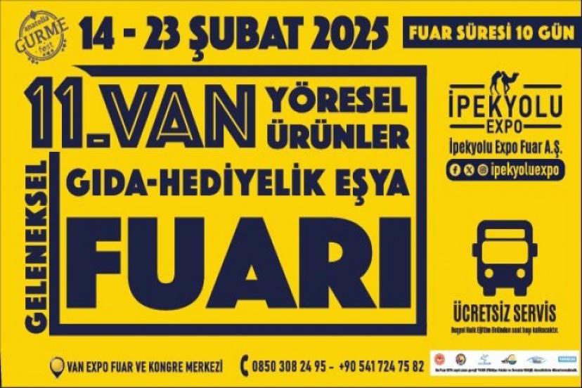 . 11. Van Yöresel Ürünler ve Hediyelik Eşya Fuarı başlıyor