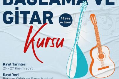 Bağlama ve Gitar Kursumuz İçin Kayıtlar Başladı