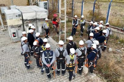 VEDAŞ'tan çalışanlarına 'İş güvenliği' eğitimi