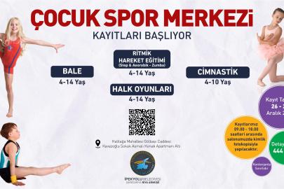 İpekyolu Çocuk Spor Merkezinde Yeni Kayıtlar Başlıyor