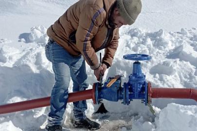 Çatak'da Çığdan Zarar Gören Terfi Merkezi Yeniden Hizmete Alındı