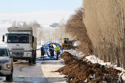 Erciş’te 70 Hanenin İçme Suyu Sorunu Giderildi