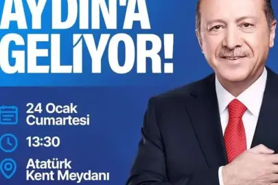 Erdoğan’ın Aydın programı öncesi vatandaşlar alana alınmaya başlandı