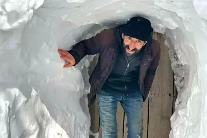 Kardan tünellerden geçen yaşam