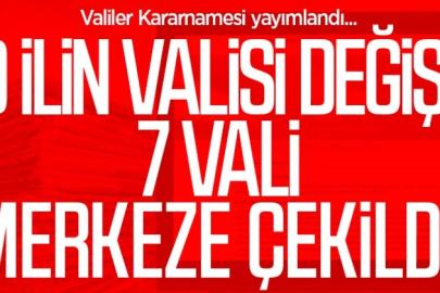 Son Dakika Kararnamesi ile Birçok İlin Valisi Değişti!