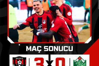 Van Spor FK, Iğdır FK'yi 3-0 Yendi