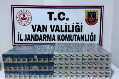 Van’da bin 690 paket kaçak sigara ele geçirildi