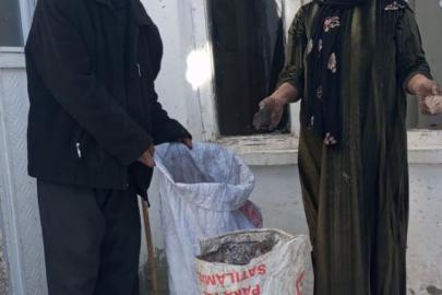 Van’da dağıtılan sosyal yardım kömürlerine tepki