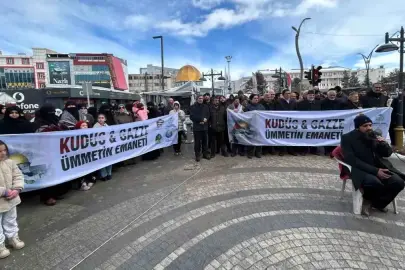 Van'da Dünya Kudüs Haftası dolayısıyla Kudüs'ün önemi vurgulandı, basın açıklaması yapıldı