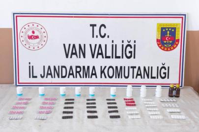 Van’da sentetik hap ve kaçak sigara ele geçirildi