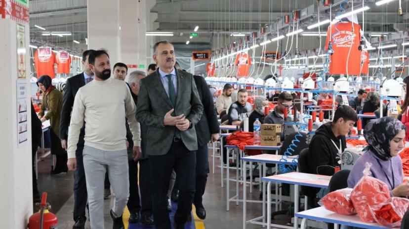 Ağrı’da Tekstilkent’ten istihdama bin 417 kişilik katkı