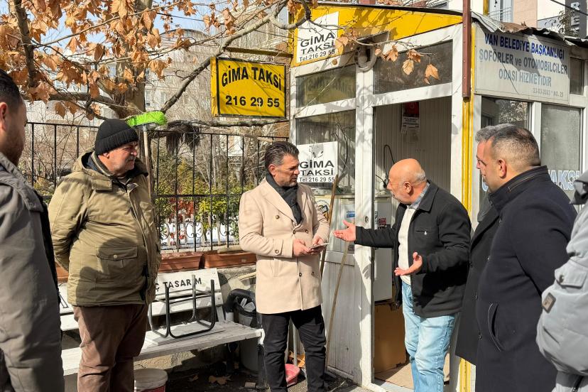 Başkan Kuşan’dan taksici esnafına ziyaret”
