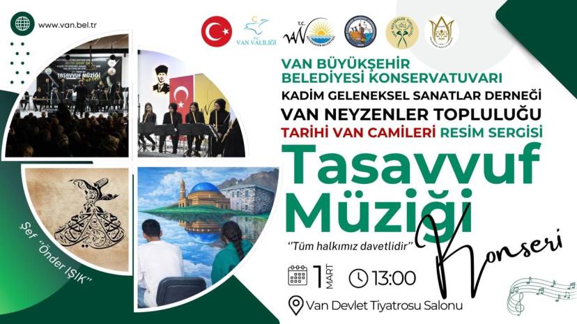 BÜYÜKŞEHİR BELEDİYESİ KONSERVATUVARI TASAVVUF MÜZİĞİ KONSERİNE HAZIRLANIYOR