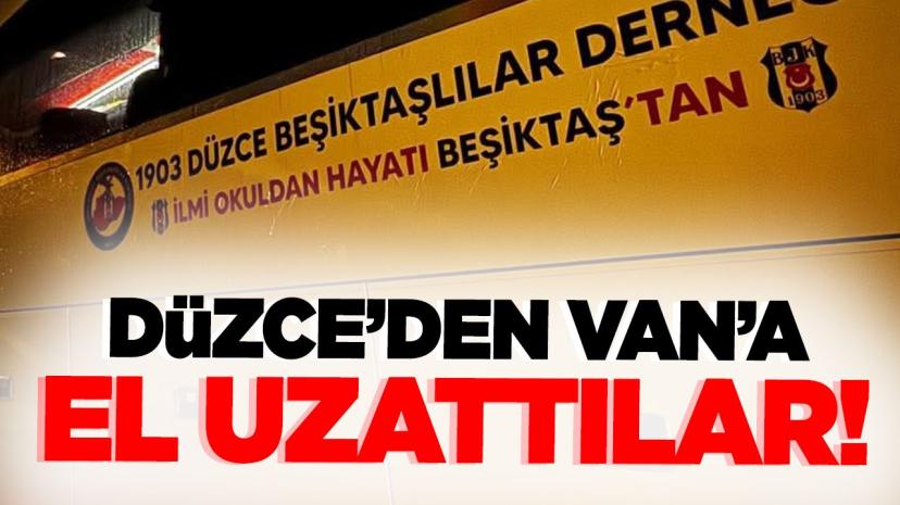 Düzce'den Van'a kardeşlik eli