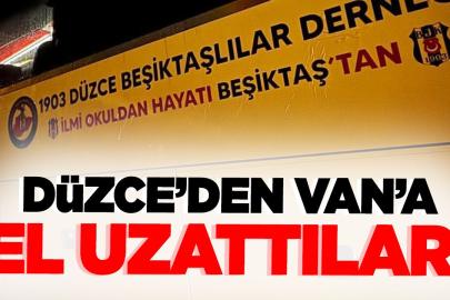 Düzce'den Van'a kardeşlik eli
