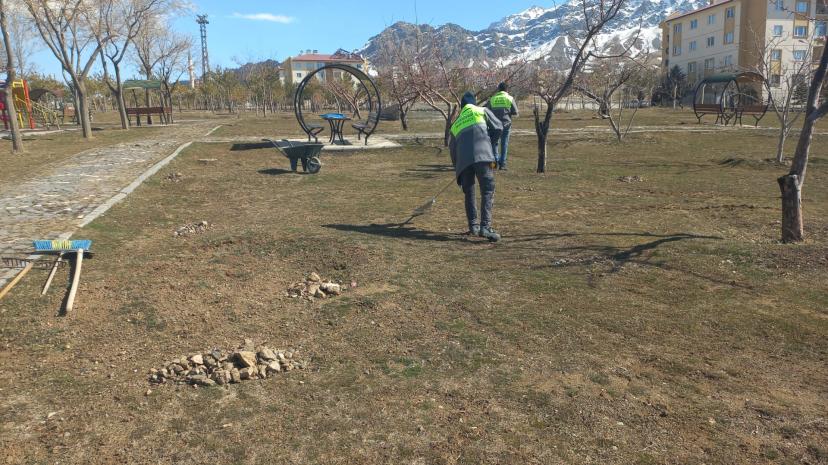 Fahrettin İnan Parkı’nda Bakım Çalışmaları Başladı