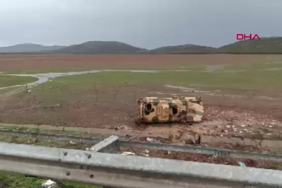 Gaziantep'te askeri araç devrildi; 10 yaralı