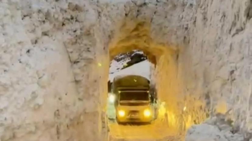 Kar esareti tünelle aşılıyor