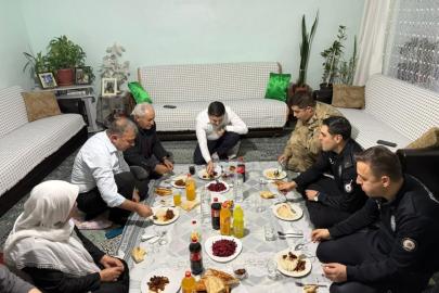 Kaymakam Bulut, Çakmaklı ailesinin iftar sofrasına misafir oldu