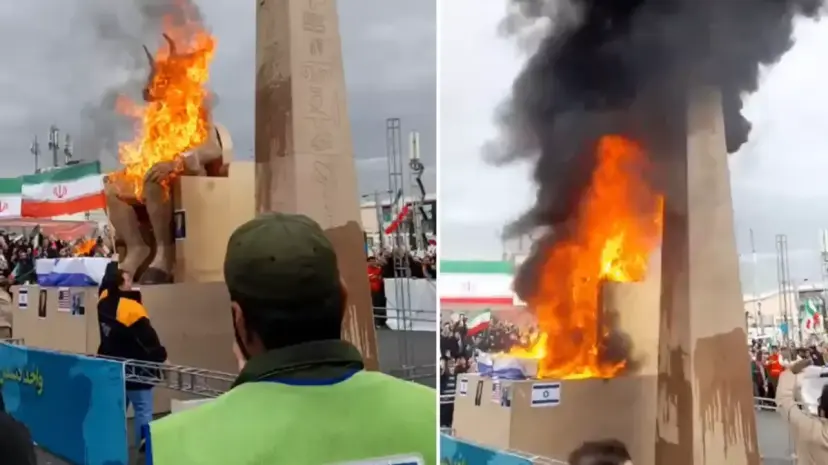 Komşu ülkede kaydedilen görüntü dünya gündemine bomba gibi düştü