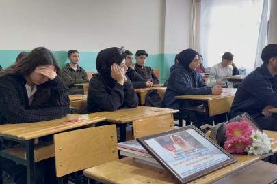 Kutsal topraklarda hayatını kaybeden öğrenci için anma programı