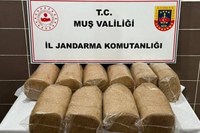 Muş'ta 50 kilo kaçak tütün ele geçirildi