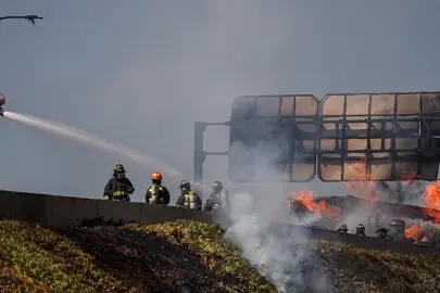 Şili'de gaz yüklü tanker havaya uçtu: 4 ölü, 17 yaralı