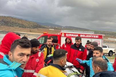 Şırnak'ta işçileri taşıyan servis kaza yaptı: 9 yaralı