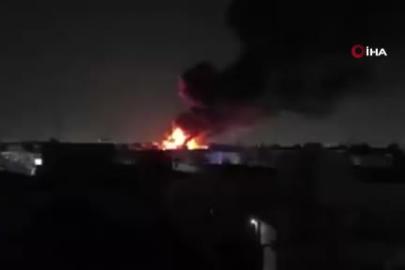 Tahran’daki askeri tesiste yangın