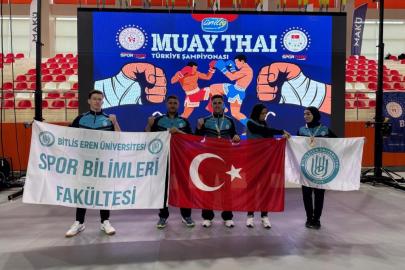 ÜNİLİG Muay Thai Türkiye Şampiyonası’nda BEÜ zirvede