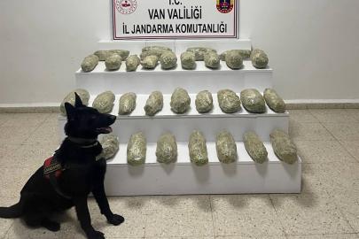 Van kırsalında 21 kilo 350 gram skunk ele geçirildi