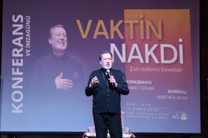 VAN’DA AHMET ÖZHAN’DAN GÖNÜLLERE DOKUNAN “VAKTİN NAKDİ” BULUŞMASI