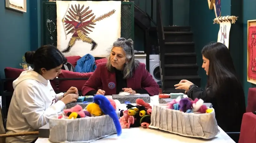 Van'da Kadim Keçe Sanatı Geleceğe Taşınıyor