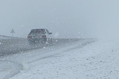 Van'da lapa lapa kar yağdı