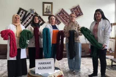 Yüksekova'da kadınların sabrı motiflere dönüşüyor: Yünün kilim yolculuğu