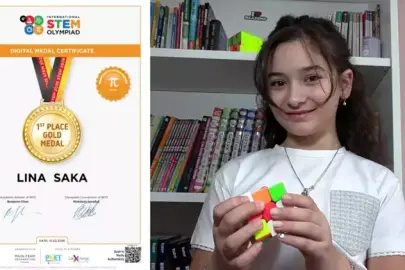 10 yaşındaki Lina, matematikte dünya birincisi oldu