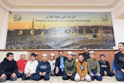 Başkan Kuşan’dan küçük hafızlara ziyaret