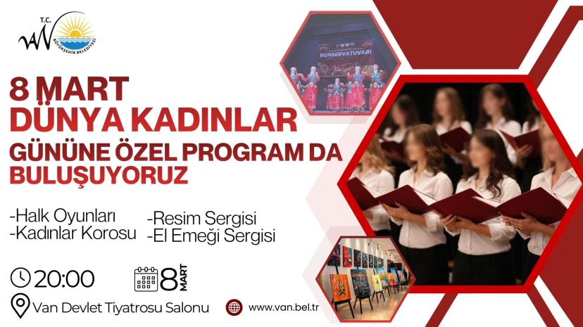 BÜYÜKŞEHİR BELEDİYESİ 8 MART’A ÖZEL KONSER DÜZENLİYOR