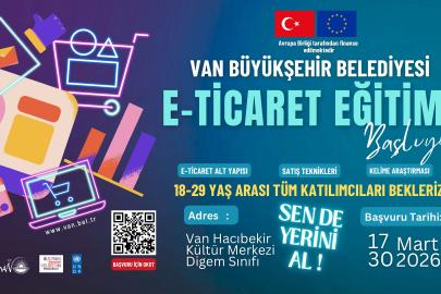 BÜYÜKŞEHİR BELEDİYESİ GENÇLERE YÖNELİK E-TİCARET EĞİTİMİ DÜZENLİYOR