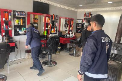 Edremit’te berberler denetleniyor