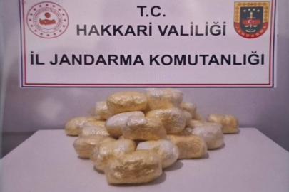 Hakkari'de tırda 15 kilo 263 gram metamfetamin ele geçirildi