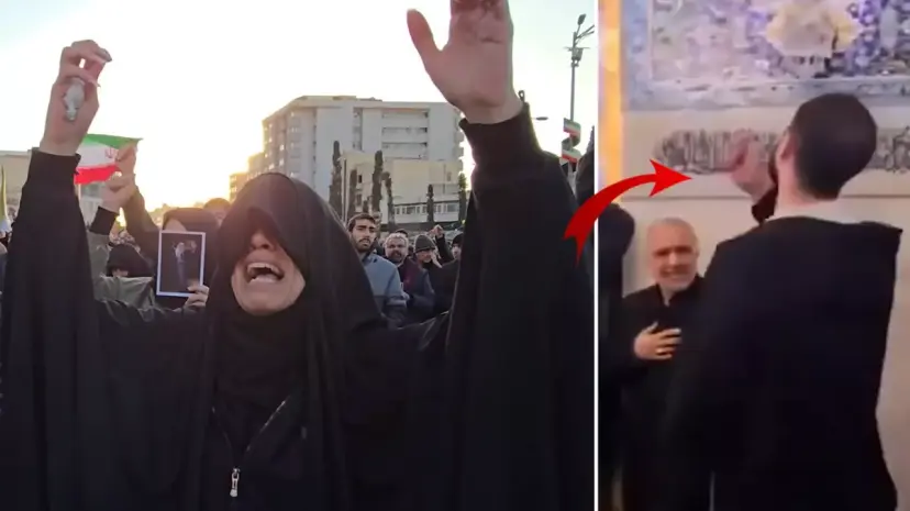 Hamaney'in ölümü sonrası halk yasa boğuldu! Kendilerini yumruklayarak ağıt yaktılar