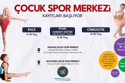 İpekyolu çocuk spor merkezi kayıtları başladı
