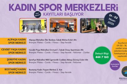İpekyolunda kadın spor merkezleri kayıtları başladı