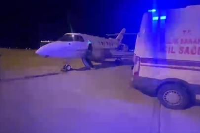 Kalp anomalisi tespit edilen bebek uçak ambulansla Konya’ya sevk edildi