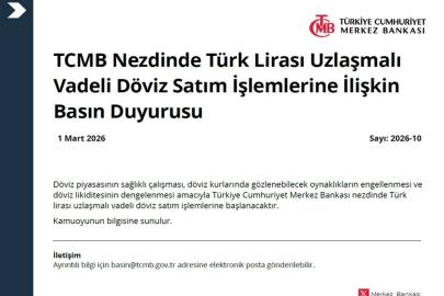 Merkez Bankası'ndan döviz açıklaması