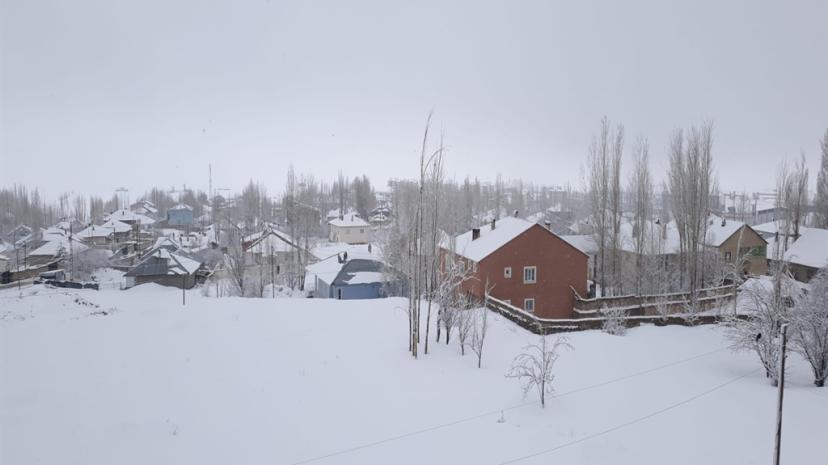 Van'da 34 yerleşim yeri kardan kapandı