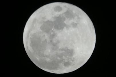 Van'da dolunay görsel şölen sundu