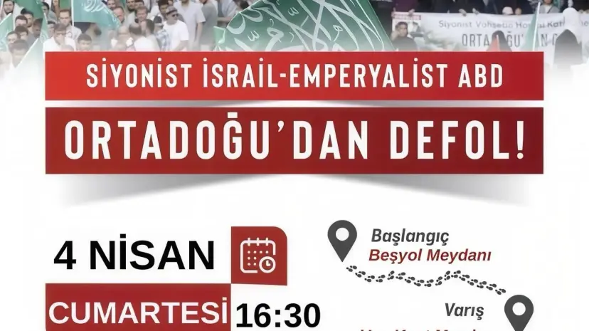 Van'da "Filistin'e Destek ve Zulme Tepki" yürüyüşü düzenlenecek