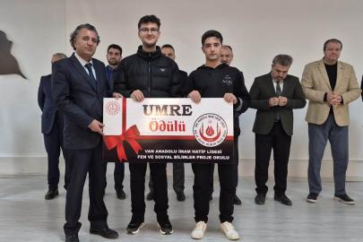 Van'da Hadis Ezberleme Yarışması'nın ödülleri verildi